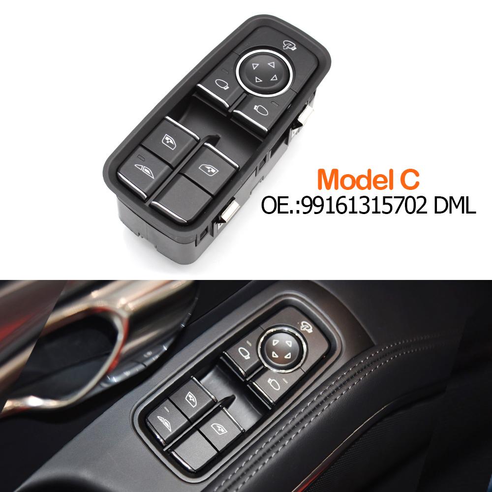 Car Electric Power Master Window Switch Control Lifter Button For Porsche Cayman Boxster 991 718 981 982 Coupe 99161315102