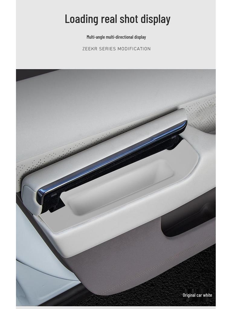 Caixas de Armazenamento Ocultas Compatíveis para 25 Modelos Zeekr 7X: Porta, Console Central, Debaixo do Assento, Apoio de Braço em Silicone