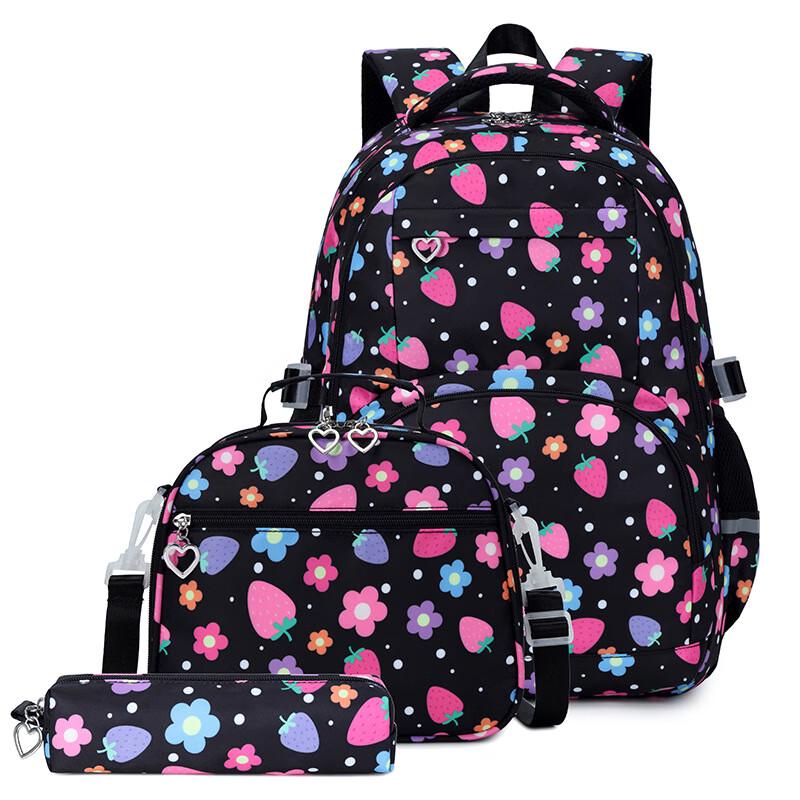 Girls' Lightweight Waterproof Elementary School Backpack