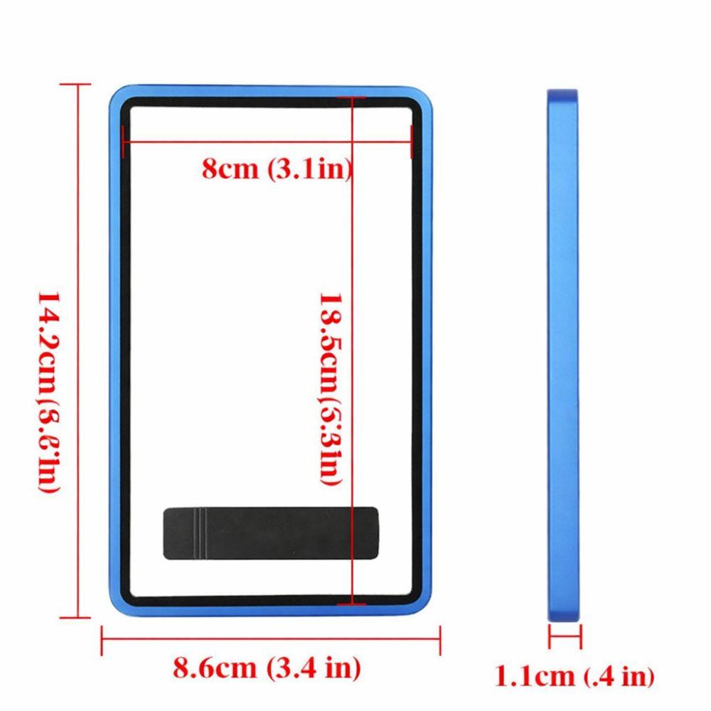 Sliding Style 35PT /CGC Graded Cards Protector Aluminium Frame Transparent Card Protective Case UV Protection Double-sided Glass