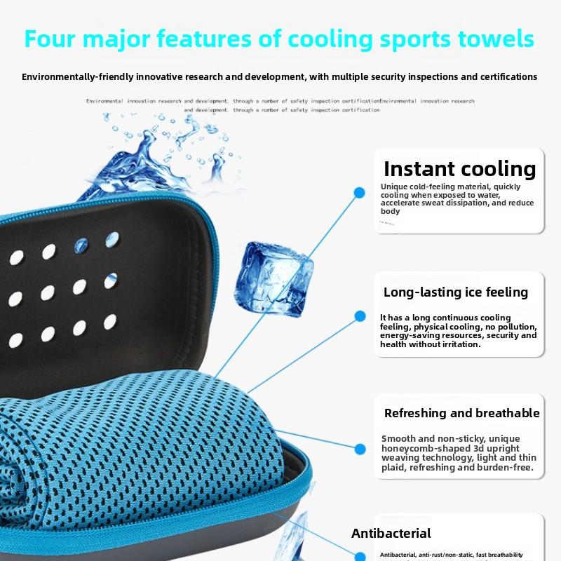 Ultralight Microfiber Gym Yoga Towel Quick Dry for Beach Swimming Running Jogging Cold Feeling Sweat Cooling Ice Travel