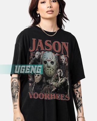 Vintage Jason Voorhees Shirt 90s Y2k Unisex Adult Clothing BN7