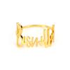 1PCS Creative Letter Napkin Buckle