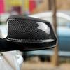 Carbon Fiber Side Wing Mirror Covers for BMW F10 F18 F07 530 535 525LI 2011-2013 Add on Style Rearview Mirror Caps Car Styling