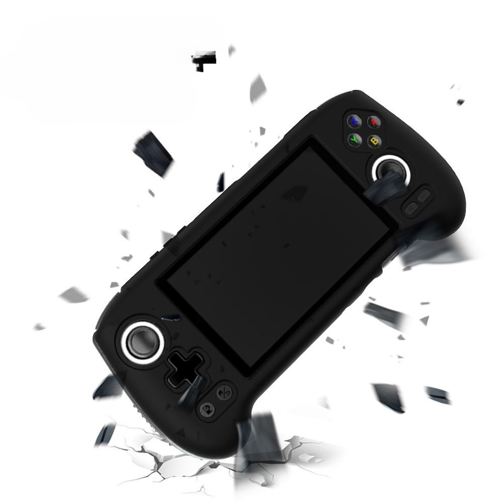 For ANBERNIC RG556 Protective Case Retro Handheld Silicone Case Game Console Anti-shock Case Handle Protective Cover