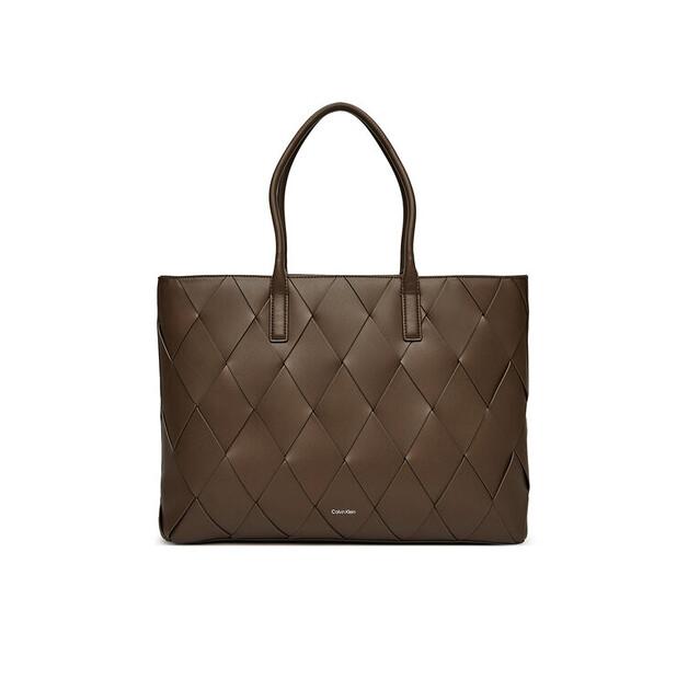 

Сумочка Calvin Klein Ck Woven Medium Shopper K60K612994 коричневый