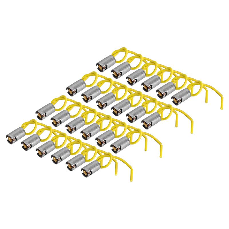 

20Pcs BA9S Car Truck SUV Light Bulb Sockets Holders Bases Connectors With Wire Universal