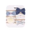 5Pcs Baby Bows Lace Flower Headband Print Nylon Cotton Hair Bands for Girls Children Newborn Toddler Soft Hair Accessories