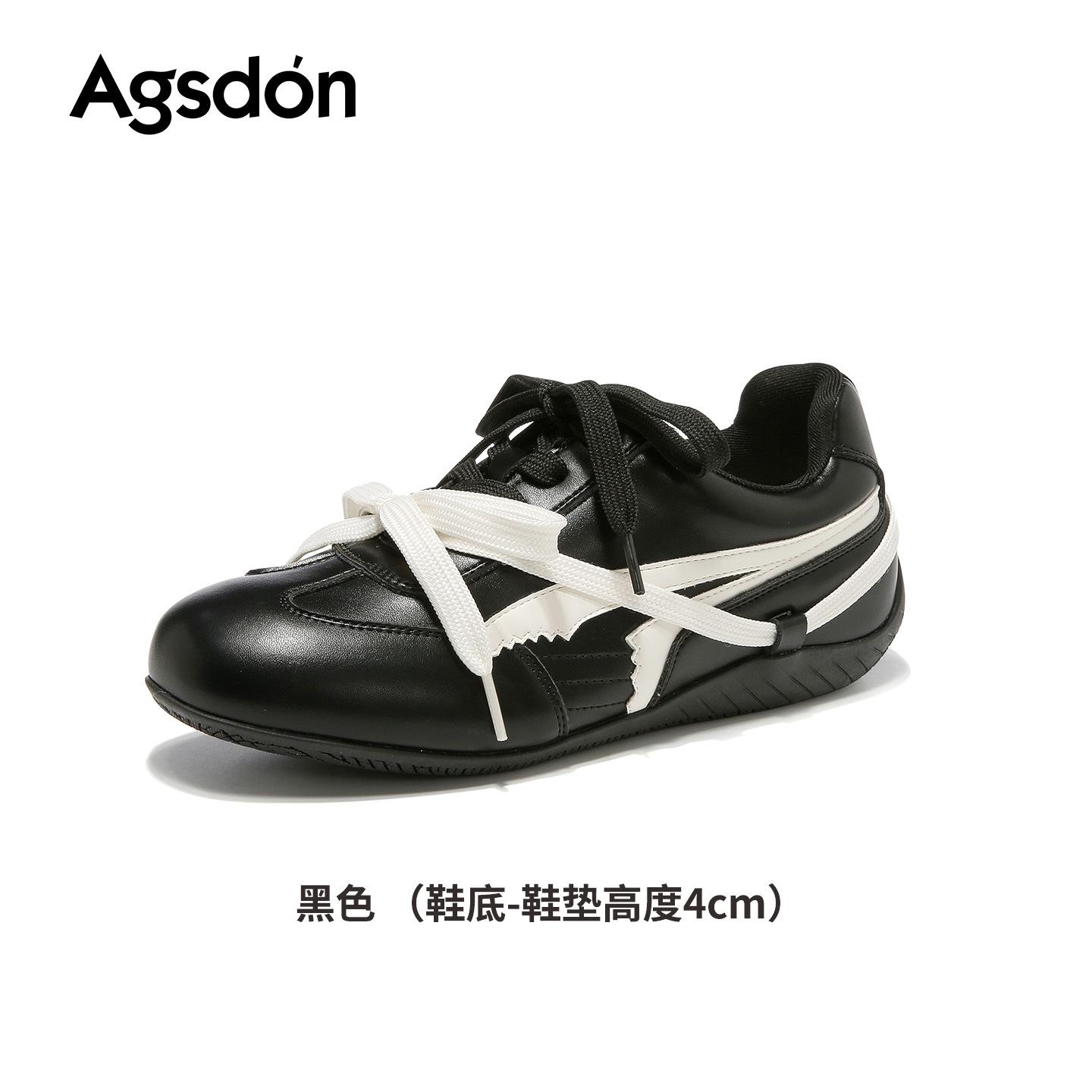 Platform-soled German training shoes New winter black ballet casual sports shoes Soft-soled Forrest Gump shoes 35