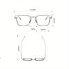 Retro Square Prescription Glasses Frame for Men Women Pure Titanium Fashion Anti Blue Light Optical Glasses Brand Designer Spectacles