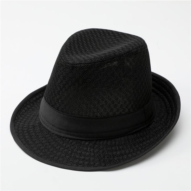 Middle-Aged And Elderly Hats, Men'S British Retro Single Top Hat, Sunshade Jazz Hat, Sun Hat, Sunscreen Hat, Cool Hat, Old Man Hat.