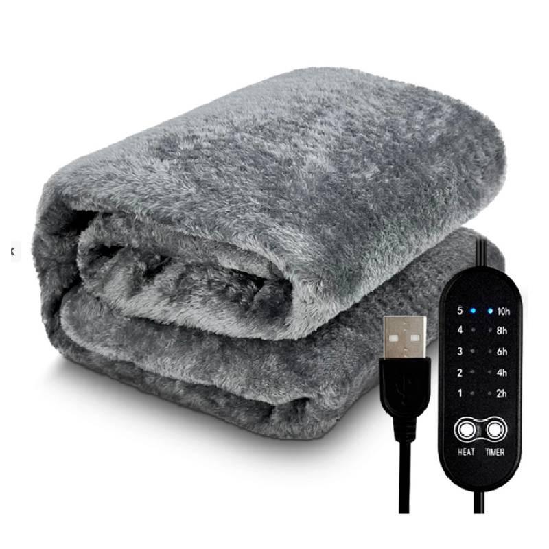 Faltbare Plüsch-Elektroheizdecke USB mit Leichtbauweise