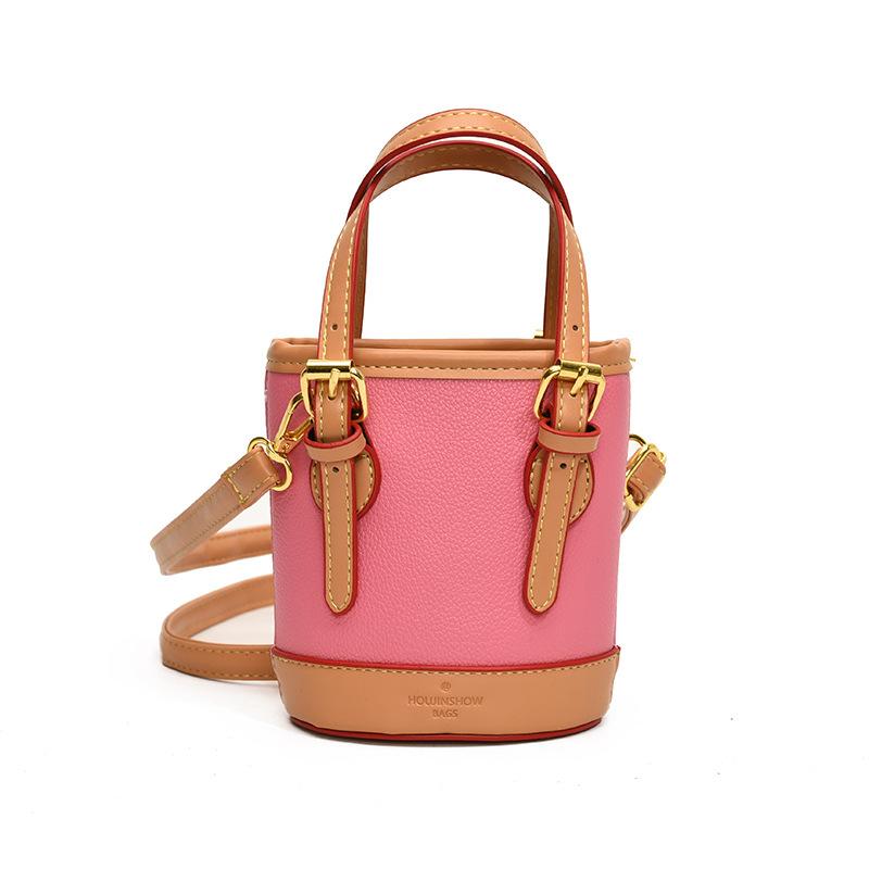 

Contemporary Leopard Print Toddler Bag Fashionable Bucket Design For Boys And Girls Daily Use Magenta