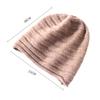 100% Reine Wolle Mützen für Damen Winter Streifen Uni Warm Weich Kaschmir Beanie Mützen Y2k Gestrickte Skullies Niedliche Hüte Mützen