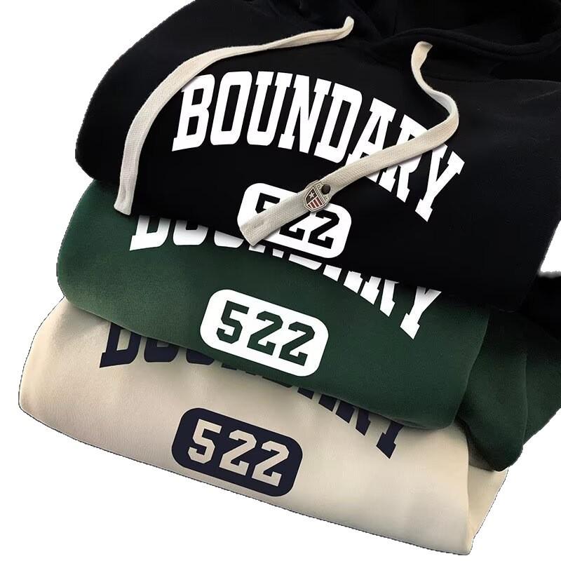 Men's Winter Hooded Sweatshirt - Korean Style, Casual Thickened Pullover with Plus Velvet.