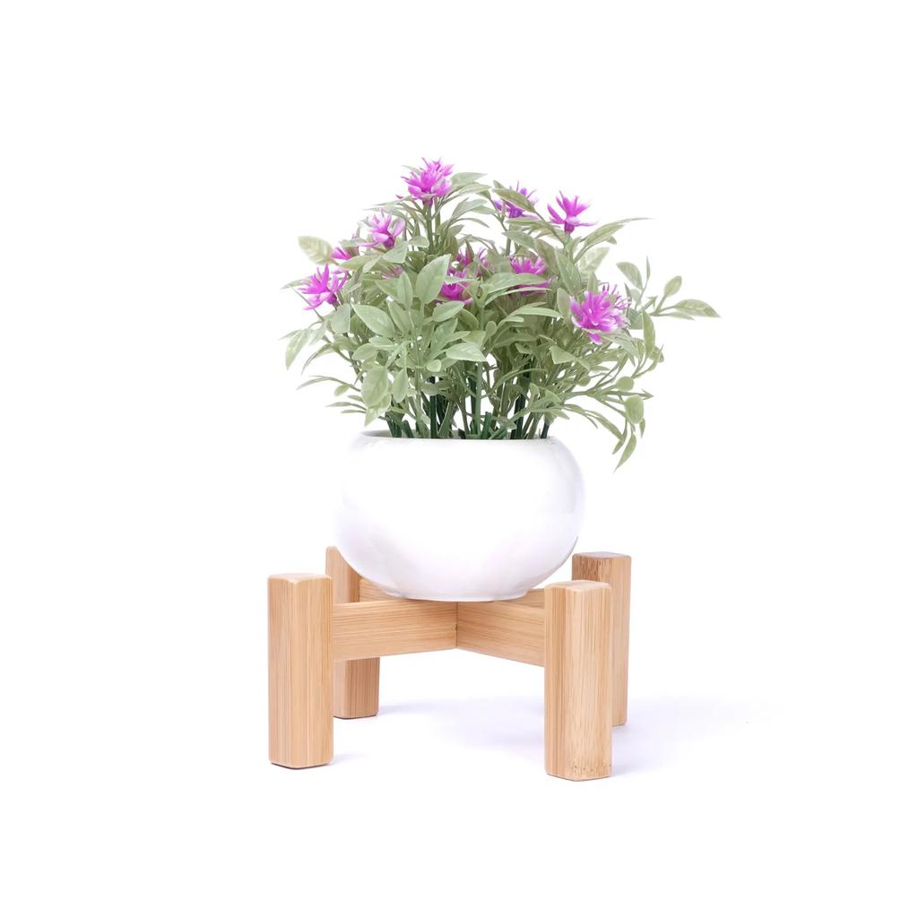 Flower Pot Holder Plant Stand Garden High Quality Bamboo Sturdy Space Saving Flowerpot Rack Home Decoration Bonsai Holder