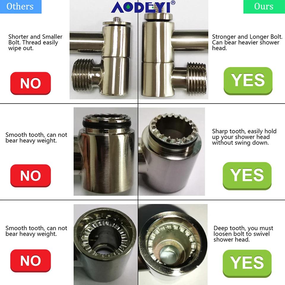 Brass Shower Arm Head Holder Black G1/2 Extension Wall Ceiling Mounted Fixed Pipe for Set Bracket Bar Brushed Gold Accessories