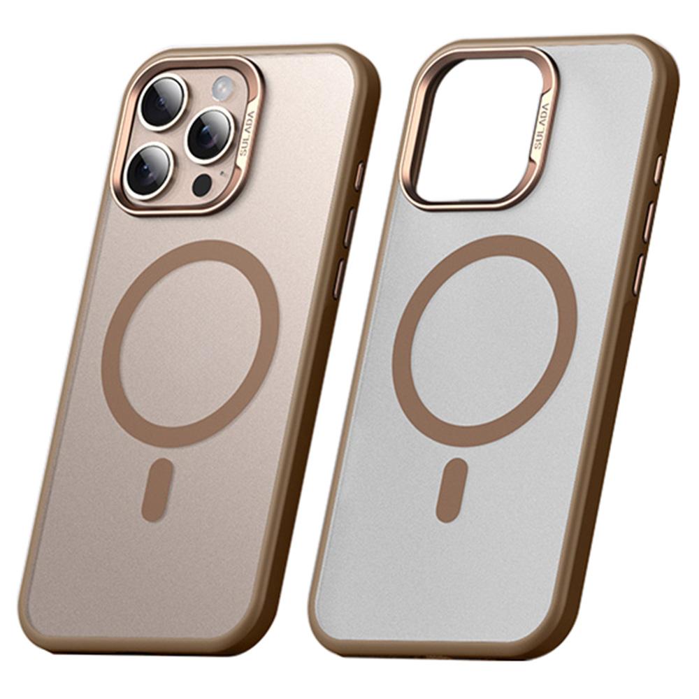 SULADA For iPhone 15 Pro Case Compatible with MagSafe Ultra-Thin PC+TPU Phone Cover A