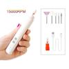 Wireless Nail Drill Machine Rechargeable Nail Manicure Pedicure Milling Cutter Set Portable Nail File Nail Polishing Equipment