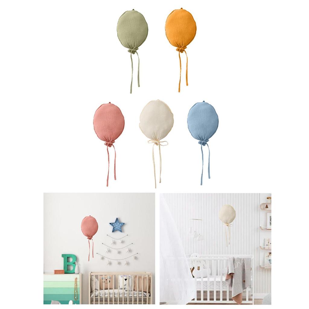 A Minimalist Fabric Balloon Decoration Easy to Hang Nursery Wall Decorations