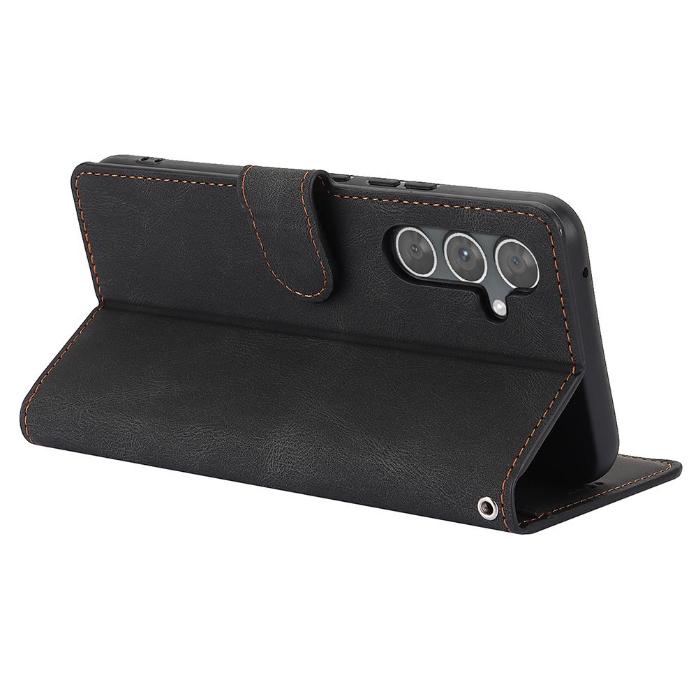 For Samsung Galaxy S26+ Case PU Leather Phone Cover with Wallet Stand