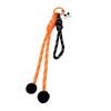 Halloween Pumpkin Keychain with Bat Charm and Rope Design Durable Lightweight Accessory for Bags and Keys Suitable for Seasonal Decoration