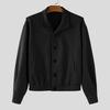 INCERUN Autumn Men Lapel Long Sleeve Buttons Down Jackets Coats