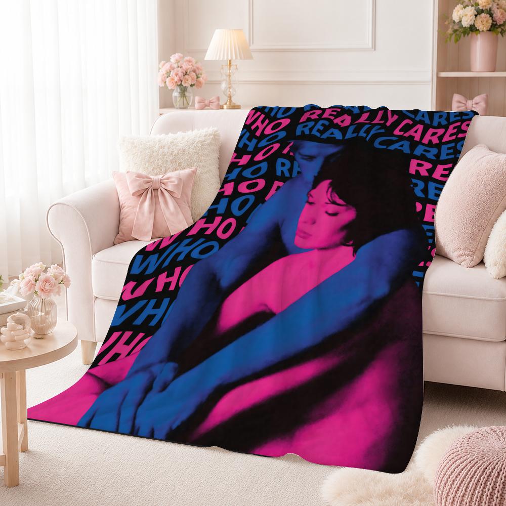 Indie Band T-TV GirlS Throw Summer Flannel Throw Blanket Soft Antistatic Washable KidFriendly Couch Bed
