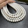 1String, White Natural Freshwater Pearls, Edison Pearls Beads, 9-11mm, for DIY Necklace Bracelet Accessories, Jewelry Making, Mother's Day Gifts, 36cm