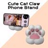 Base-Style Cat Claw Phone Holder Creative Desktop Stand Ornament High-Quality Design for Stress Relief (1 Piece)