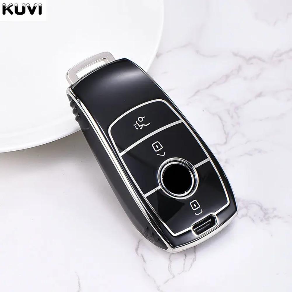 TPU Car Key Case Cover Shell Fob for Mercedes Benz A C E S Class W204 W205 W212 W213 W176 GLC CLA AMG W177 Auto Accessories