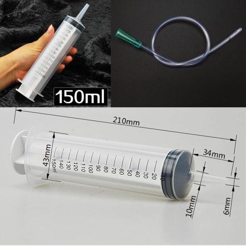 Enema, Anal Cleansing, Vaginal Cleansing, Water Supply, Feeding, Injection, Unisex, 150ml, Includes 1 Nozzle and 1 Tube