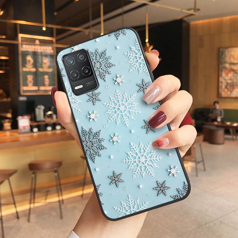 Snowflake Winter Phone Case For iPhone Samsung Galaxy Redmi Xiaomi Oppo OnePlus Note S A 7 8 9 10 11 12 13 14 20 21 22 23 53 54 Pro Max Plus Ultra