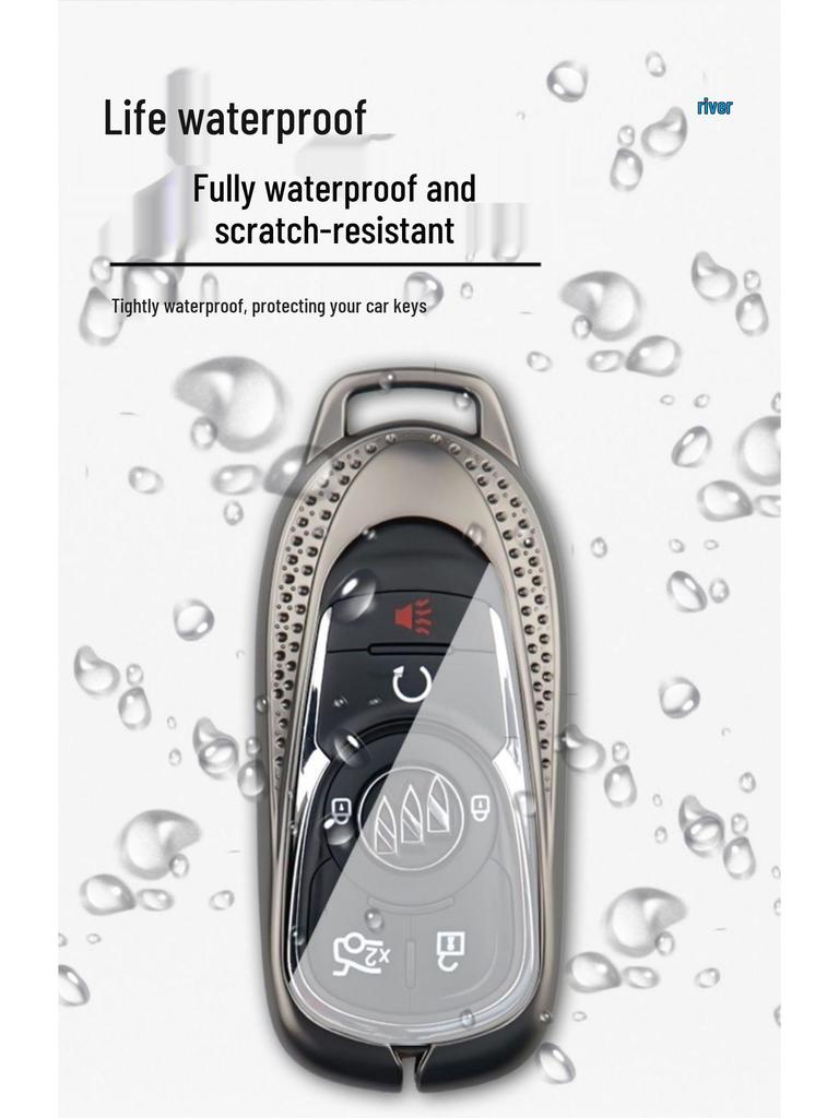 Buick Key Cover: Compatible with Envision, Regal, LaCrosse, Excelle, Verano, Enclave & GL8.