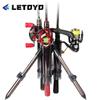 LETOYO Portable Aluminum Fishing Rod Tripod Stand with Tube Inserter