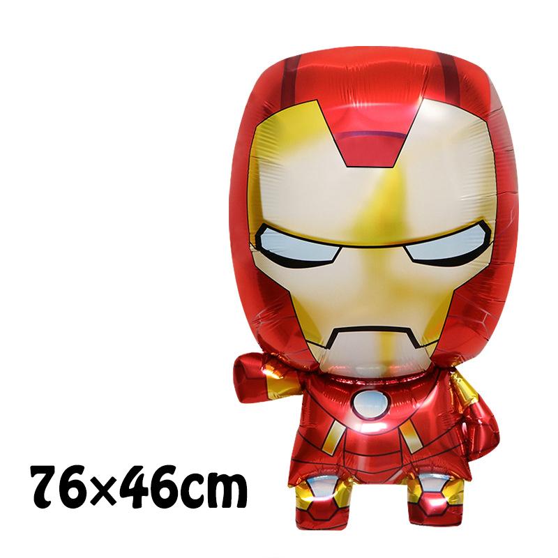 Foil Balloon Baby Birthday Photo Props Cartoon The Avengers Aluminum Film Balloons Happy Birthday Party Balloon Supplies