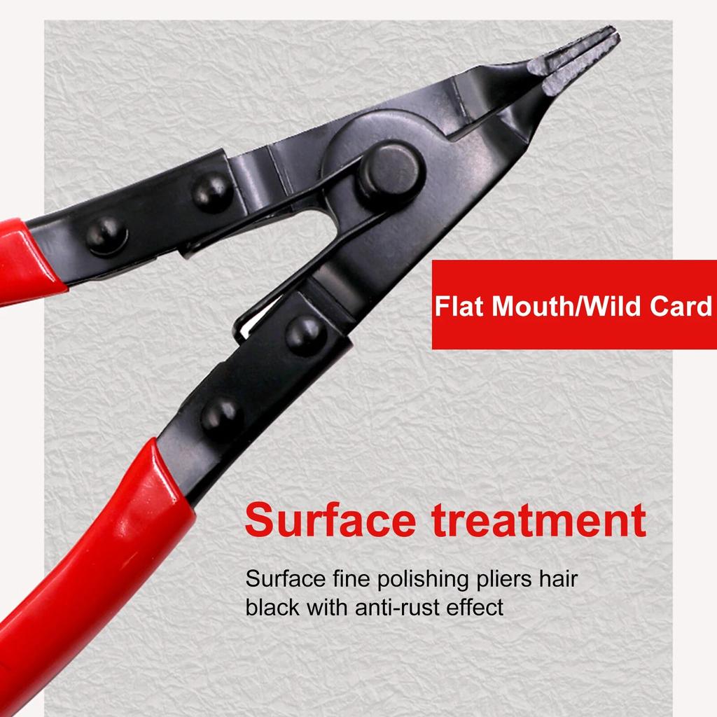 Auto Automatic Transmission Repair Flat Rim Pliers Circlip Pliers Flat Jaw Pliers Flat Head Retaining Ring Pliers Tool