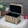 Luxury Metal European-Style Pharaoh-Design Rectangular Jewelry Box