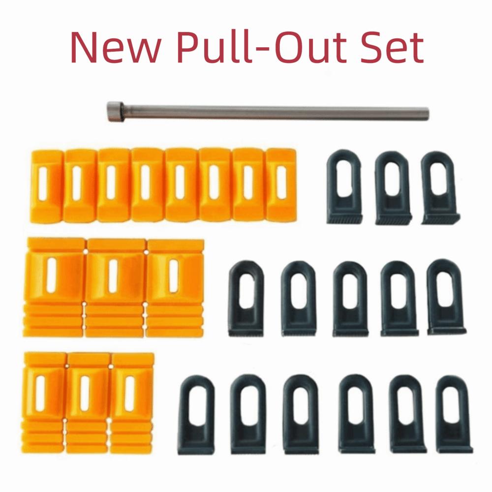 Glue Pulling Tabs Dent Repair Tool Kit Multi-Claw Pull Hooks Auto Dent Puller Kit  Cars Body Repair