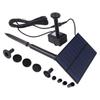 Steckbares Solarpanel Gartenbrunnen Für Gartendekoration Wasserstrahlhöhe 50cm Bürstenloser Motor Für Aquarien
