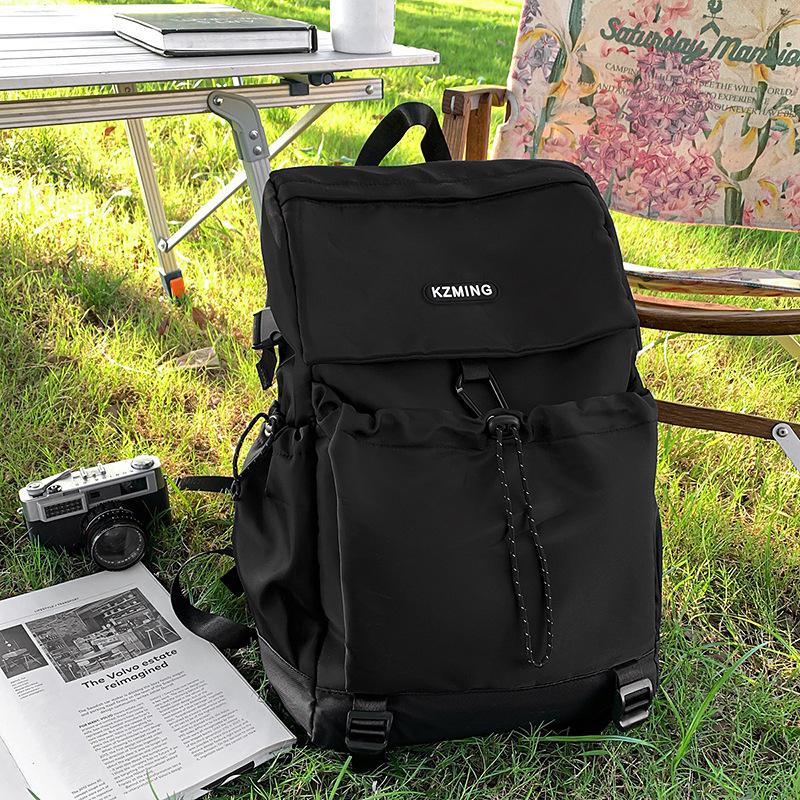 Backpack Women's Trend Lightweight Design Sense Niche Korean Backpack Girls Large Capacity Hiking Mountaineering Student School Bag