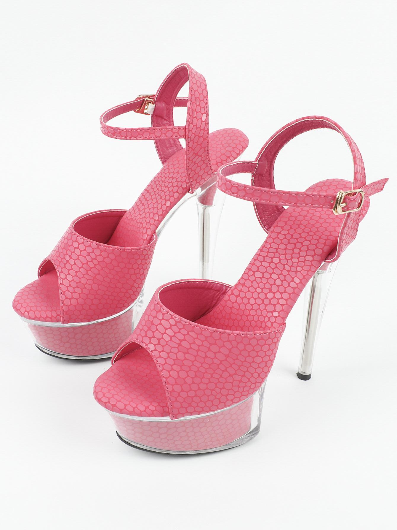 

Женские босоножки на платформе, очень высокие каблуки 15 см, тонкий каблук, водонепроницаемые сандалии для стола, свадебные туфли со стразами LFD-190-A15 37