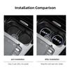 2PCS Luminous Non-slip Car Cup Coaster for Jeep Renegade Grand Cherokee Patriot Wrangler Auto Interior Water Cup Mat Accessories