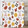 Modern Abstract Print Shower Curtain Bathroom Fabric Polyester Waterproof Minimalist Line Shower Curtains Bath Decor with Hooks