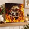 Zestaw do Malowania Diamentami Newcastle United Football 5D Pełne Wiertło DIY Mozaika Diamentowa Sztuka Ścienna Dekoracja Domu