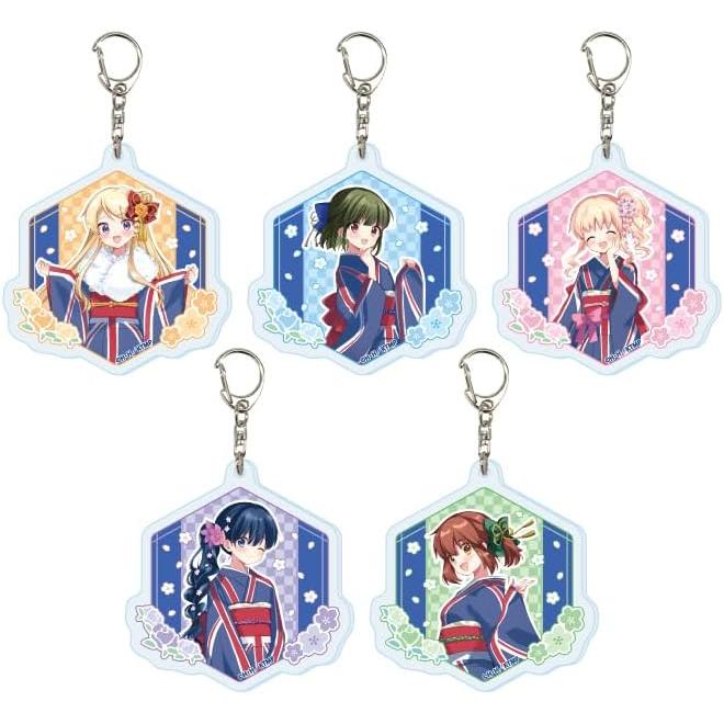 Kiniro Mosaic Acrylic Keyholder Complete Set - Box of 5
