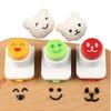 Orirya Alga Nori Lindo Onigiri Sonrisa Forma Fácil Sonrisa DIY Caja Bento Cocina Decoración Bento Juego de 3 Perforadora, Cortador, Diseño, Perforadora, Perforadora,