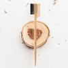 Yousheng Dual Edge Comb Wide Application Ergonomic Mini Bamboo and Wood Eyebrow Brush for Beauty