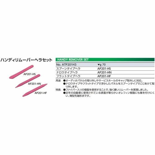 Kyoto Machinery Tools (KTC) Handy Remover Spatula Set ATP201H3