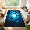 Sharks In Deep Blue Ocean Non-Slip Home Carpet Design for Office Decor Living Room Bedroom Gift